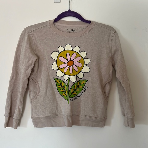 NATURAL LIFE Other - girls flower sweatshirt